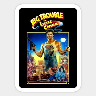 Classic Fantasy Movie Poster - Big Trouble in Little China Sticker